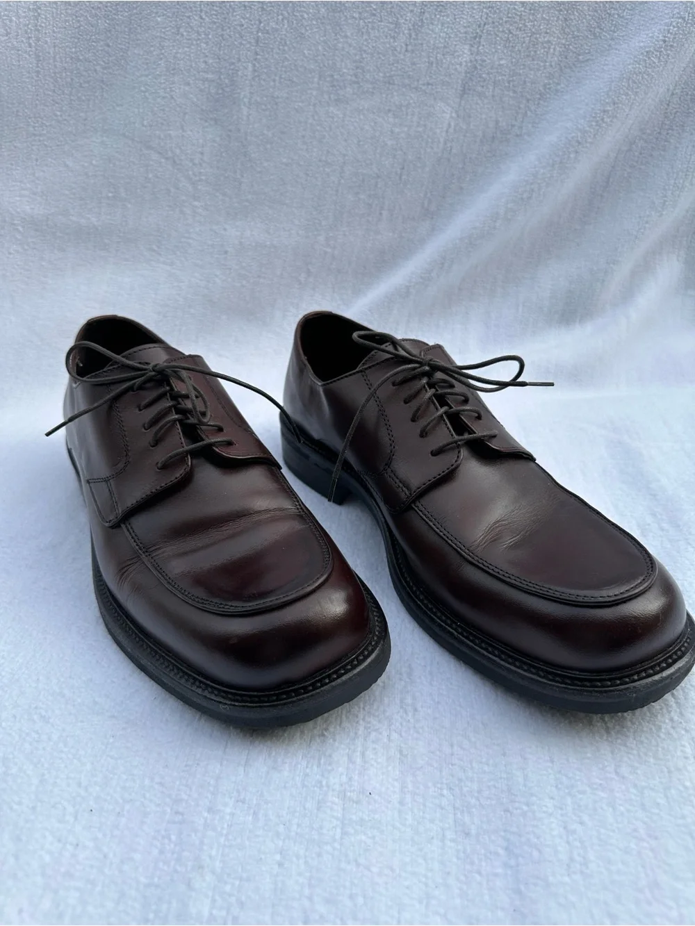 Like New Kenneth Cole Made in Italy Men’s  Leather Shoes Dark Brown Size 10